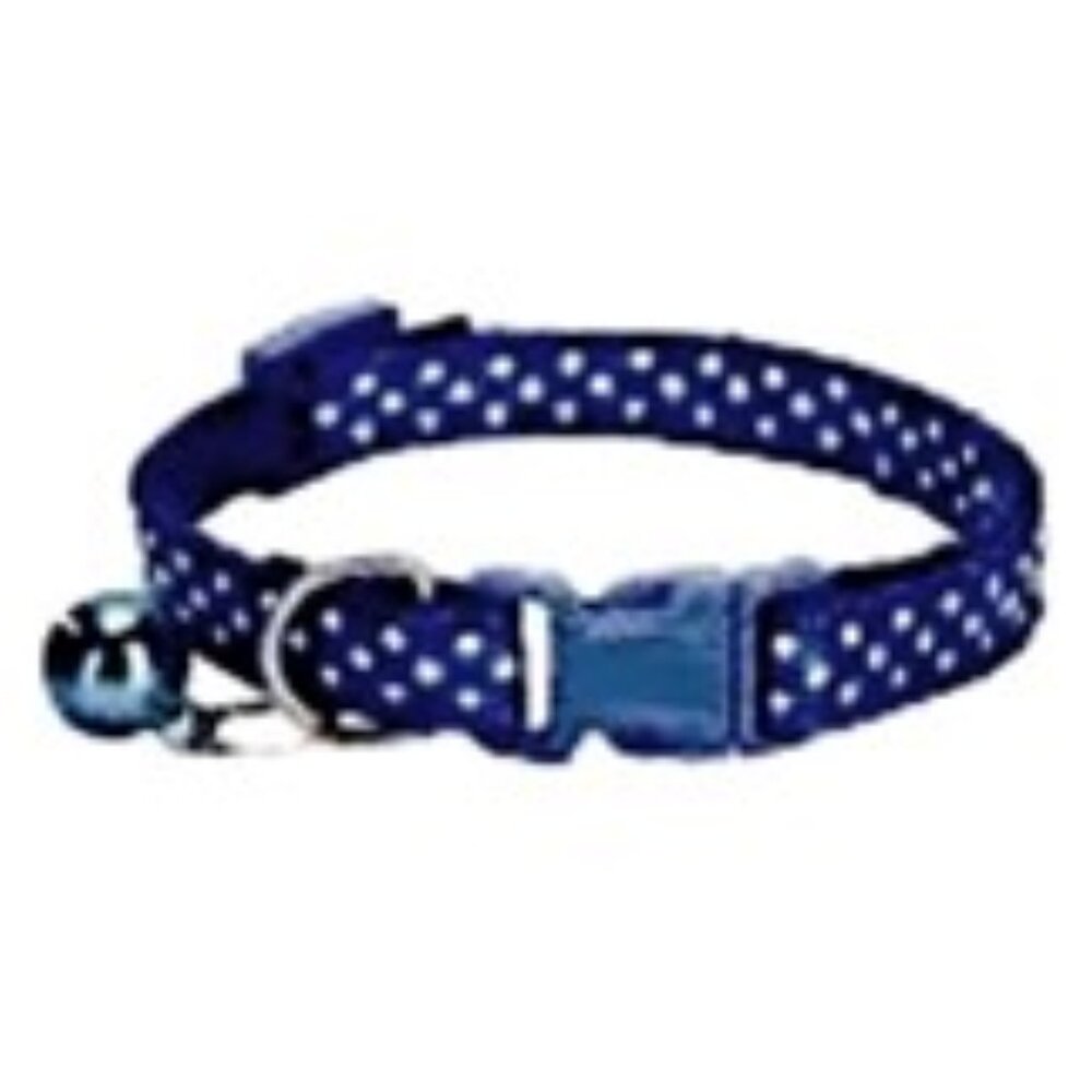 NEW Lot of 2x Polka-Dot Adjustable Pet Collars w/ Bell - Multiple Colors Avail! - Picture 7 of 10